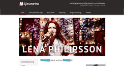 Desktop Screenshot of nojesmetro.se